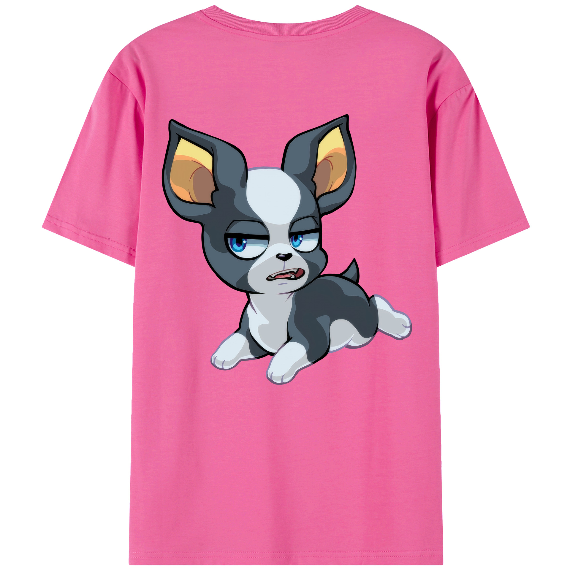 （画像用） ジョジョの奇妙な冒険 イギー JoJo's Bizarre Adventure Iggy レディース半袖Tシャツ(バックプリント)